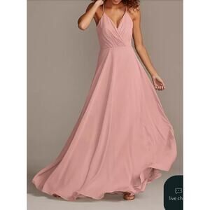 DB Studio Spaghetti Strap Full Circle Formal Dress, Ballet Pink, Size 2